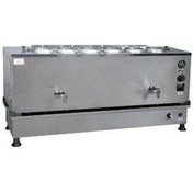 Resim Anka Inoks Pro Kompakt Full Otomatik Çay Makinası Paslanmaz 6 Demlikli 56 Litre Elektrikli Tüplü 