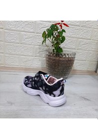 Resim M.p One 3216 Siyah Simli Cırtlı Hafif Rahat Kız Çocuk Spor Ayakkabı 001 