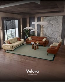 Resim Velura Home & Living Milda Koltuk Takımı & Oturma Grubu (3+3+1+1) 