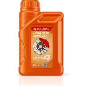Resim Petrol Ofisi Dot 4 Hidrolik Fren Yağı 400 Ml 