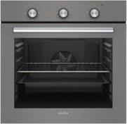 Resim Simfer 8224 Gri Mekanik 4 Fonkisyon Ankastre Fırın 