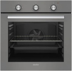 Resim Simfer 8224 Gri Mekanik 4 Fonkisyon Ankastre Fırın 