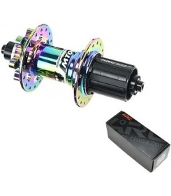 Resim Heugers Arc MT-005 Sesli Arka Göbek – Disk Uyumlu, Qr/ta, 32 Delik, Rainbow, Oil Slick Kutulu 