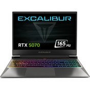 Resim Excalibur G870 i7-13620H 16GB 1TB 8GB RTX5070 165Hz 15.6" W11H Gaming Laptop G870.1362-BF70A-C 