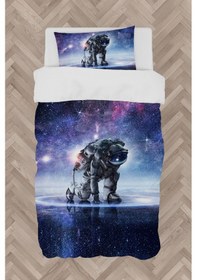 Resim Mekta Home Bebek Ve Çocuk Odası Galaksi Astronot Desenli Nevresim Takımı 