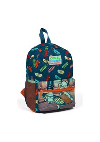 Resim Coral High Kids Civit Neon Turuncu Kaykay Desenli İki Bölmeli Yuva Sırt Çantası 23523 