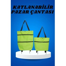 Resim PremiumPort Pratik ve Hafif Tekerlekli Pazar Arabası ile Alışveriş Keyfi 