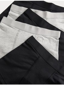 Resim Marks & Spencer 10'lu Çocuk Boxer T71001314v Siyah 