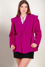Resim TANISA Zaven Omzu Kuşaklı Blazer Ceket TNS-4395 