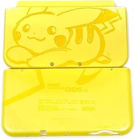 Resim New3DSXL DIY Özel Konut Kabukları A/E Kapak Plakası PKQ Sarı Edition Değiştirme, Yeni 3DS New3DS XL/LL Yeni 3DSXL 3DSLL Oyun Konsolları, Ekstra Üst/Alt Dış Ön Panel 2 ADET Set 