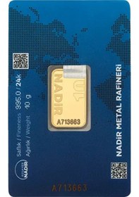 Resim Nadirgold 10 Gr Külçe Altın 