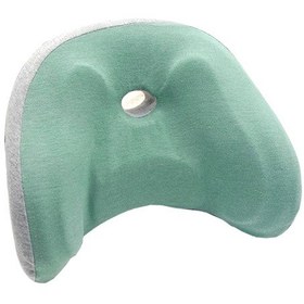 Resim Çocuk Araba Başkanı Yastık Araba İç Malzemeleri Seyahat Uyku Ayarlanabilir U-tipi Bellek Pamuk Boyun Yastık Matcha Green 