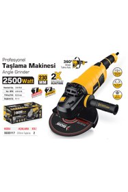 Resim İBTAŞ Sgs5117 Profesyonel 230mm Taşlama Makinesi 2500 Watt 