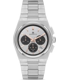Resim Momentus TM345S-02SR Erkek Kol Saati 43 mm Kasa Çapı, Paslanmaz Çelik Kordon, Safir Cam 