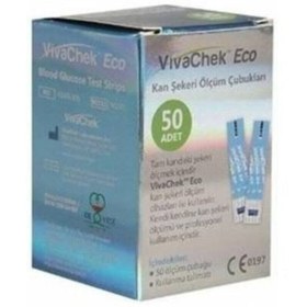 Resim Vivachek Eco Strip Kan Şekeri Ölçüm Çubuğu 50'li 