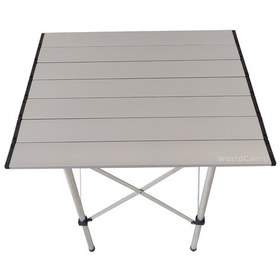 Resim Worldcamp Katlanabilir Kamp Masası Orta Boy Gümüş 