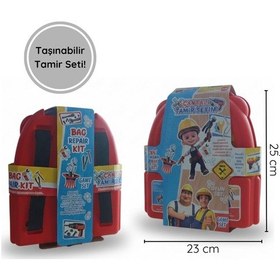 Resim 15 Parça Çantalı Tamir Setim Taşınabilir Oyuncak Tamir Seti 