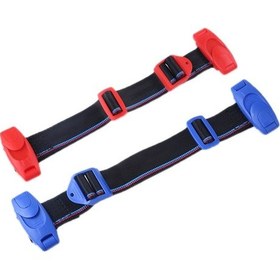 Resim Araba Çocuk Koltuğu Emniyet Kemeri Ayarı Çarpışma Önleyici Limit Sabitleyici Mavi 