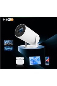 Resim MATECHNO Taşınabilir Sinema Projektörü 1280 * 720P Ev Sineması Bluetooth Android 11 Akıllı Projeksiyon Wifi 