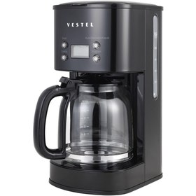 Resim VESTEL Yeni Nesil Retro Filtre Kahve Makinesi Düş Mavisi 