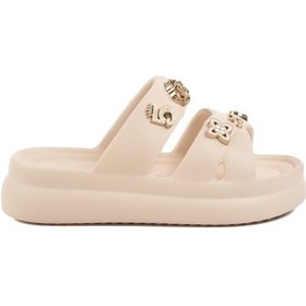 Resim Ekru Eva Hafif Esnek Kadın Terlik 510 Z Ekru 