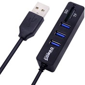 Resim Hadron HDX7009 Hub USB 2.0 3 Port USB Çoğaltıcı Kart Okuyucu Multi 1TB Uyumlu 