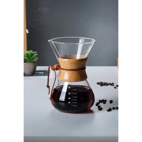 Resim Feyza Design Borosilikat Cam Dripper ile 400 ml Kahve Demleme Deneyimi 