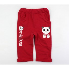 Resim Minisse Unisex Bebek Panda Baskılı Tek Alt 