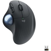 Resim Logitech Ergo M575 For Business Kablosuz Iztopu Özellikli Konforlu Ergonomik Mouse 