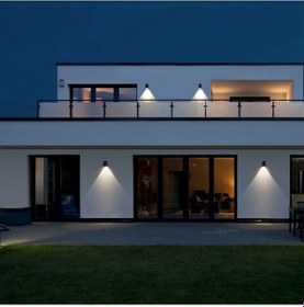 Resim 50 Adet Tek Yönlü İç - Dış Mekan Dekoratif Siyah Aplik - Ip65 Siyah 