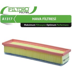 Resim A1317 Dacia Sandero 1.4-1.6 2008-2011 Filtorq Hava Filtresi 