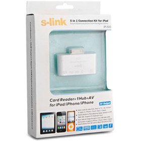 Resim S-Link İp-500 İpod-İphone-İpad 5İn1 Av + Kamera Kablosu 