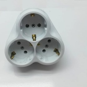 Resim De-Pa Papatya Golyat Fiş Priz 3'lü 10009 Beyaz 