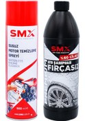 Resim Premium %60 Cilalı Fırçasız Oto Şampuanı 750 Ml+ Susuz Motor Temizleme Spreyi 500 Ml 