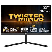Resim Twisted Minds TM27QHD165IPS 27" QHD 2K 165 Hz 0.5 ms HDMI DP HDR400 Fast IPS RGB Gaming Monitör 