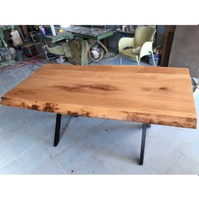 Resim Bintaşmobilya Kayın Ağacı Kütük Masa-150X90.Cm 