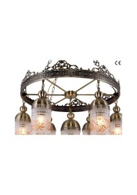 Resim Mekke Model Özel Tasarım Dekoratif Otantik Cami Avizesi - 80 Cm 