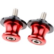 Resim Blesiya Standlar Swing Kolu Makaraları Kaydırıcı Standı Vidası - 2 Adet 8mm Kırmızı (Yurt Dışından) 