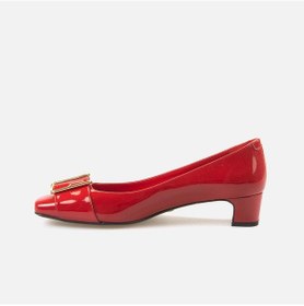 Resim Rouge Kısa Topuklu Kadın Gece & Abiye Ayakkabı 520303 Kırmızı 