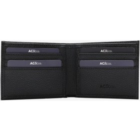 Resim Ac&co / Altınyıldız Classics Erkek Siyah Hediye Kutulu Kart Bölmeli Cüzdan Siyah 