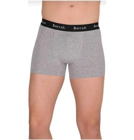 Resim Berrak 4476 Erkek Modal Likralı Boxer 3 Adet gri 