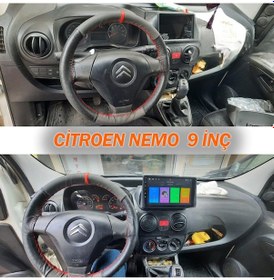 Resim Fiat Fiorino/citroen Nemo/ Peugeot Bipper 10 İnç 6-64 Pro Model Qled Ekran 9" 