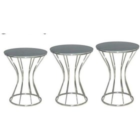 Resim Brc Kum Saati Zigon Düz Siyah Model Temper Cam Metal Transmisyon 