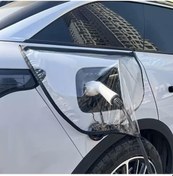 Resim Ranyeek Elektrikli Araç Şarj Portu Koruyucu Kapağı - Magneetik, Yağmur Ve Toz Engeli, Transparan, Çift Mıknatıslı, Çelik Gövde Uyumlu 