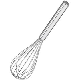 Resim 25 Cm Paslanmaz Çelik Ağır Hizmet Tipi 8 Telli Çırpıcı, Gümüş 