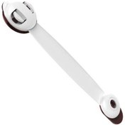 Resim Kahverengi Dolap Çekmece Buzdolabı 360 Rotasyon Yapışkanlı Çocuk Bebek Emniyet Kilidi Sürgüler Kahverengi 