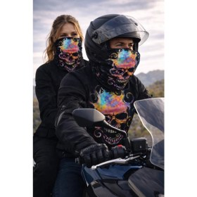 Resim Colizon Unisex Motosiklet Maskesi Bandana - Uv Korumalı Termal Outdoor Boyunluk-Buff 