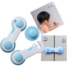 Resim Bebek Çocuk Emniyet Güvenlik Kilidi Geçmeli Kilit Seti 2'li 