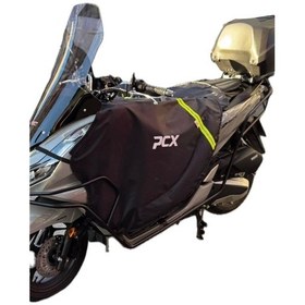 Resim Motoanl Motosiklet Pcx Diz Örtüsü Impertex Rüzgarlık Bacak Diz Koruma Siyah 