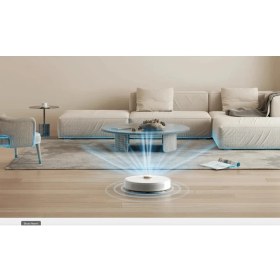 Resim Xiaomi Ultra Premium 3D Engellerden Kaçınma, Halı Kenarı Tanımlama, Çift Ped Basınçlı Paspas Özelliği Robot Süpürge+ + Luciole Beyaz Lambader Hediye! 